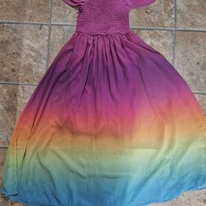 Vibrant Ombre Maxi Dress